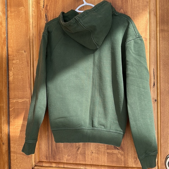 Vintage Ireland thick cotton green Hoodie - Picture 3 of 4